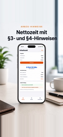 Arbeitszeit Rechner 2026 screenshot