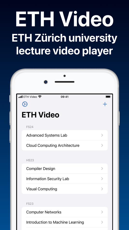 #1. ETH Video - Watch lectures (macOS) 由: Alexandre Reol