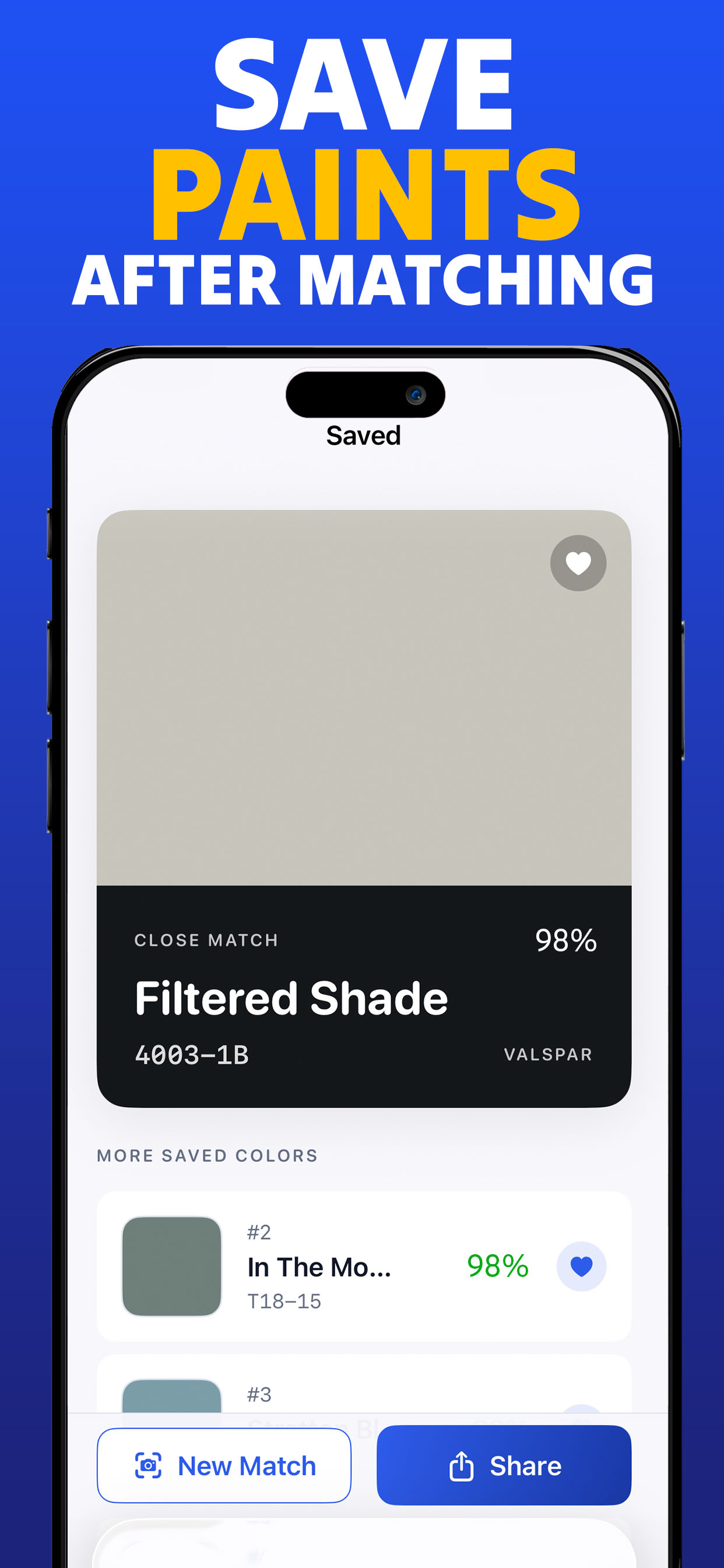 Paint Color Match Identifier