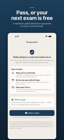 Certo: Certification Exam Prep Screenshot 5 of 6