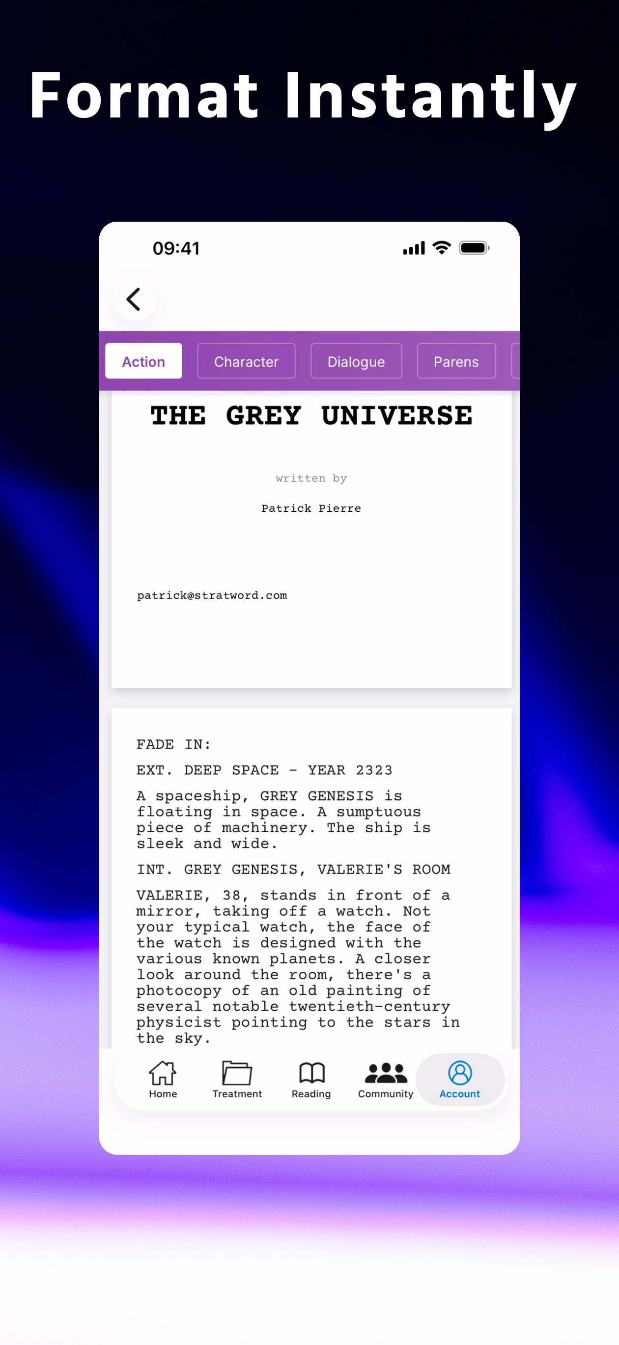 Stratword - Script Writing