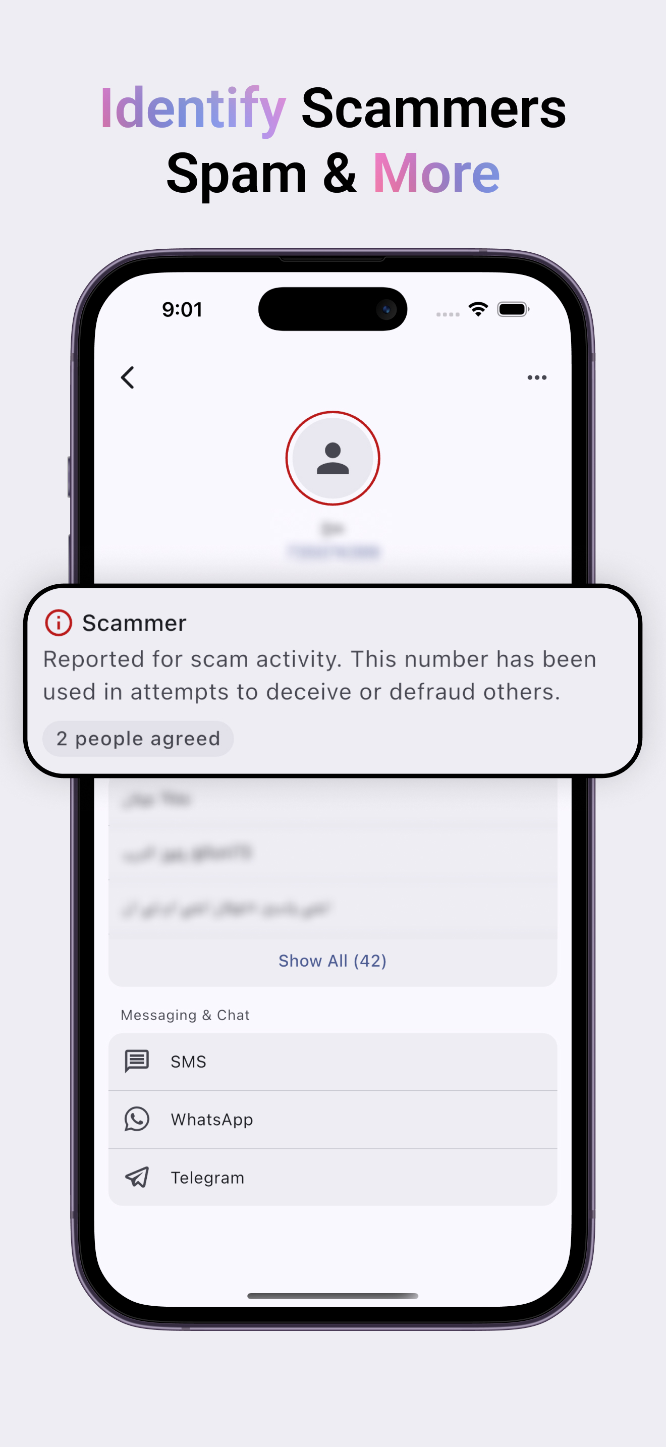 Infgety: CallerID & NumberBook