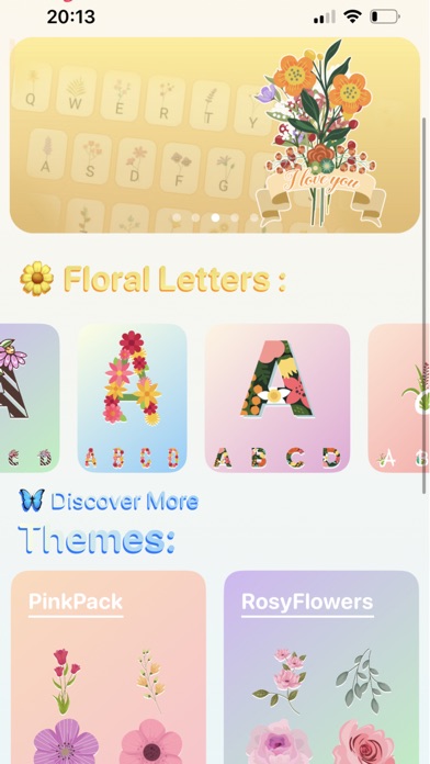 DIY Flower Language Wallpaper Screenshot