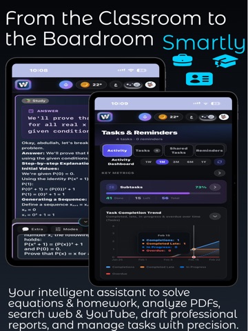 Wakti AI iPad screenshot