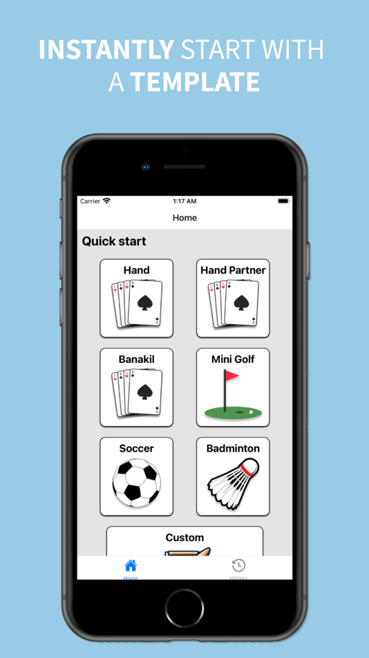 #2. Score: keeping made simple (iOS) Podle: Alail Ayesh