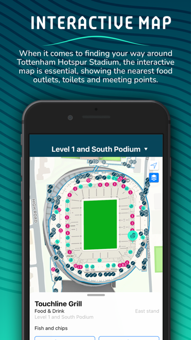 Official Spurs + Stadium App Screenshot