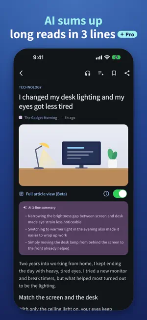 YomiAI - AI RSS Reader & News screenshot 2