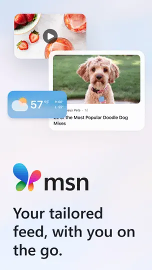 MSN iPhone Screenshot 1
