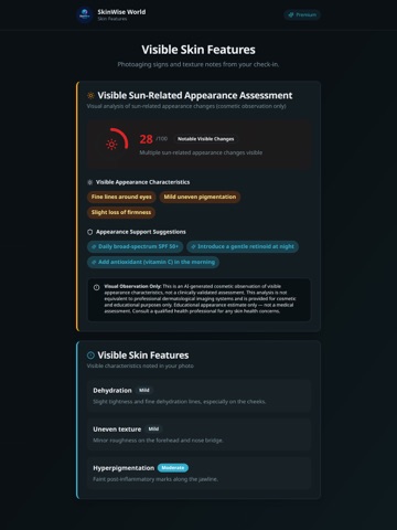 SkinWise World iPad screenshot