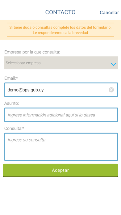 BPS Trabajo Doméstico Screenshot