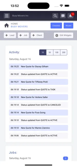 Moverbase - CRM for Movers screenshot 1