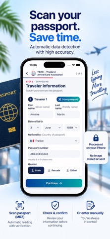 TDAC Arrival Card Assistant screenshot 2