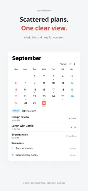 My Schedule — Calendar screenshot 1