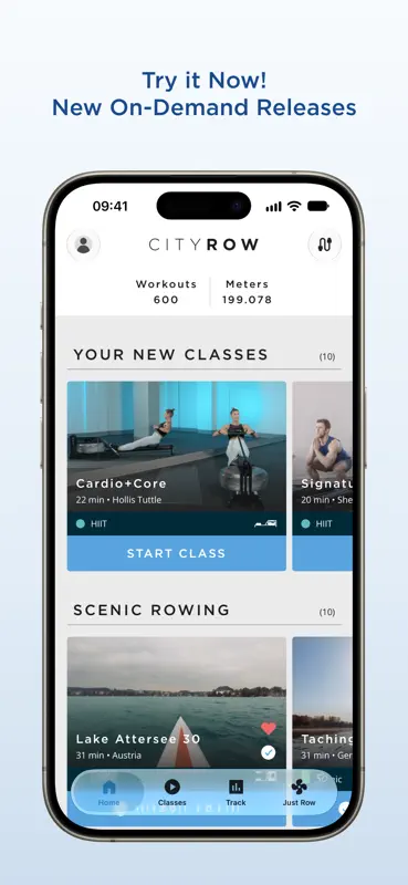 CITYROW: at home fitness screenshot 1 of 10
