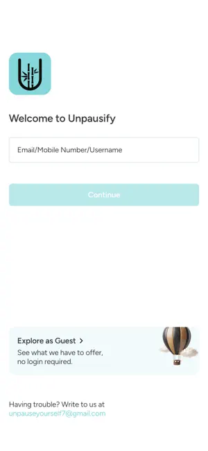 Unpausify screenshot 1