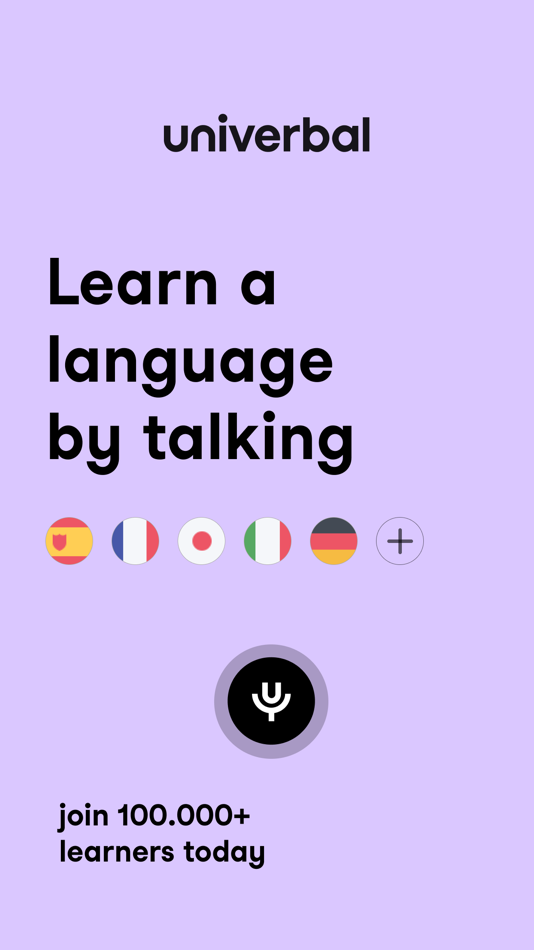 #1. Univerbal AI Language Learning (iOS) 由: univerbal GmbH