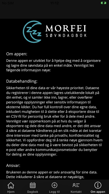 Morfei søvndagbok screenshot-5