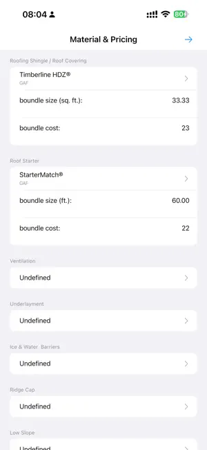 RemoteMeasure: Roof Report screenshot 2