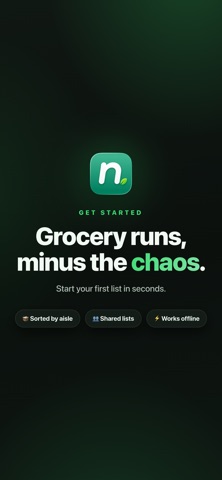 Nabsy: Grocery & Shopping List screenshot