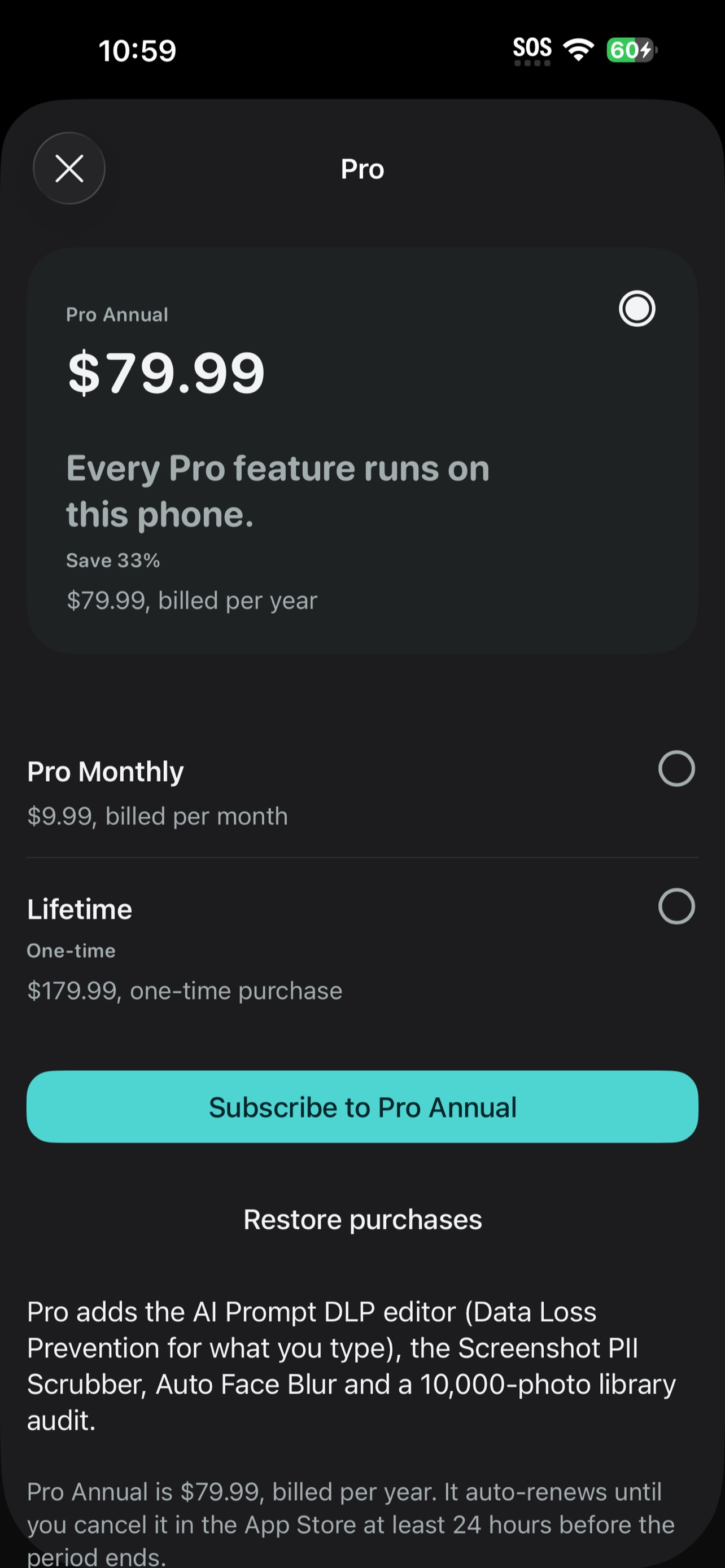 Screenshot 3 of Boundary Privacy