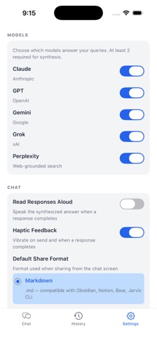Jarvis: Multi-Model AI Screenshot 10 of 10