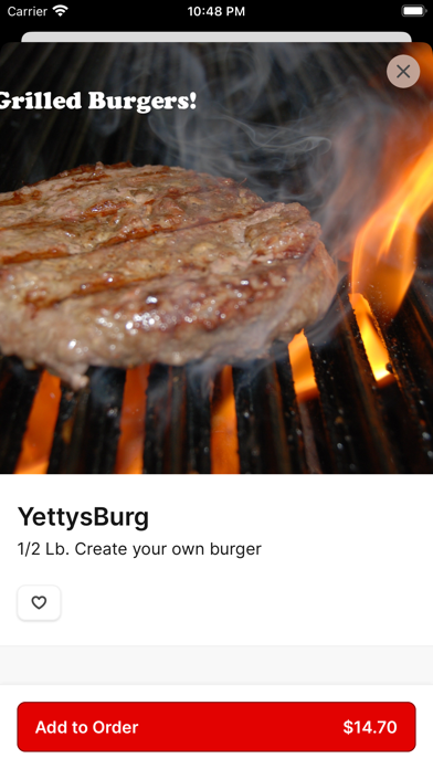 Yetty's Pizza & Pasta iPhone screenshot 4 - Food & Drink app