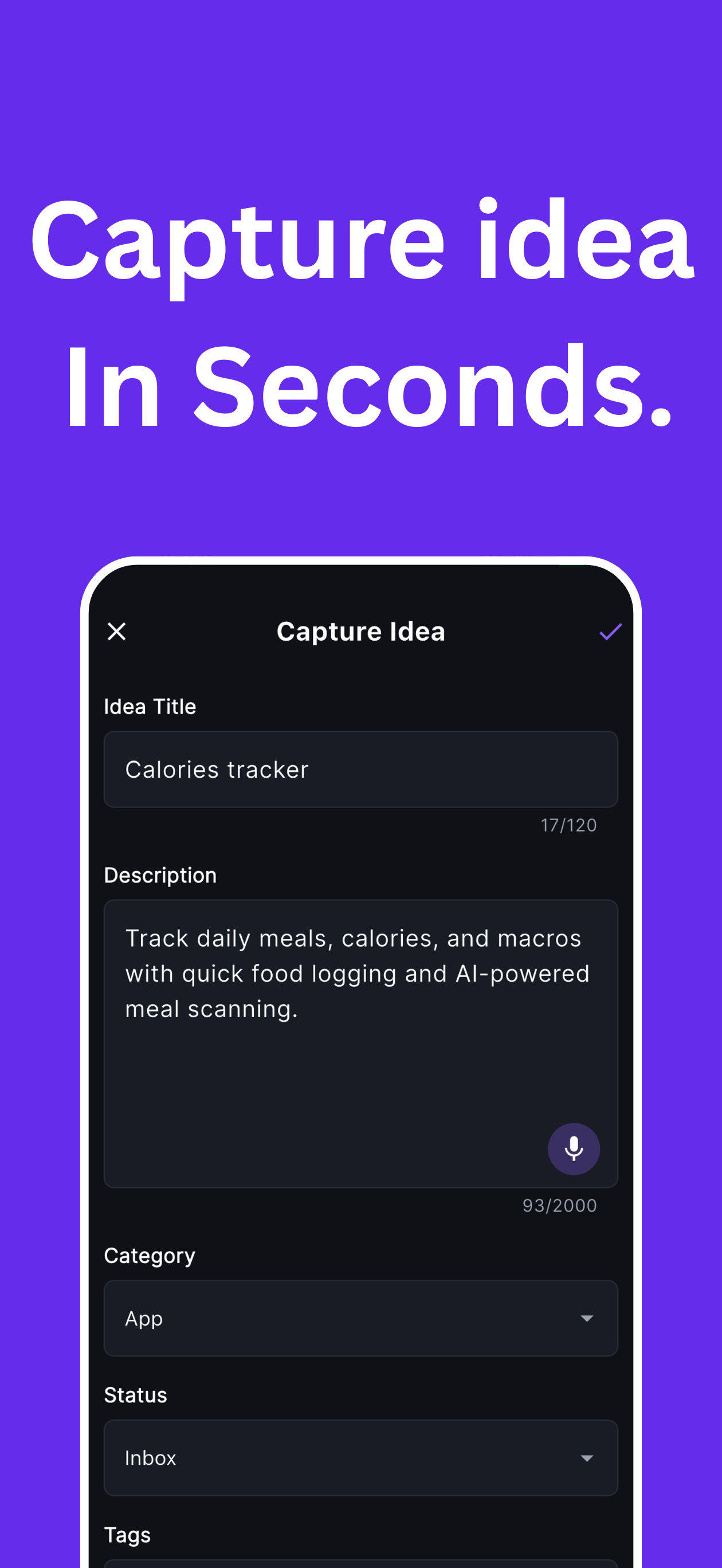 Ideary: Voice & Text Idea Note screenshot 2
