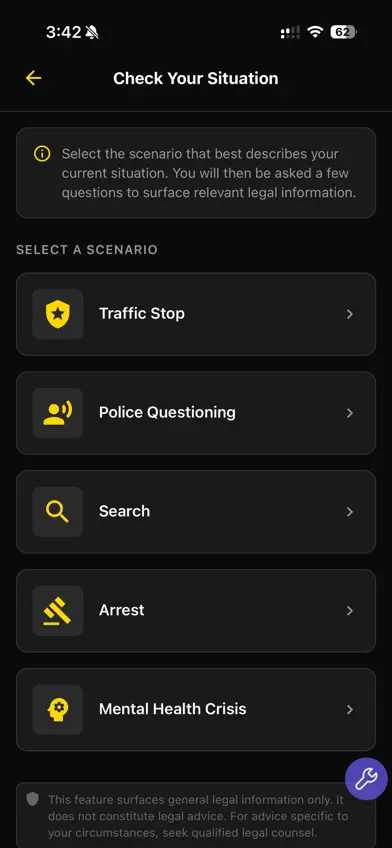 Know Your Rights QLD screenshot 2