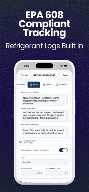 ServiceScribe: HVAC Reports screenshot 3