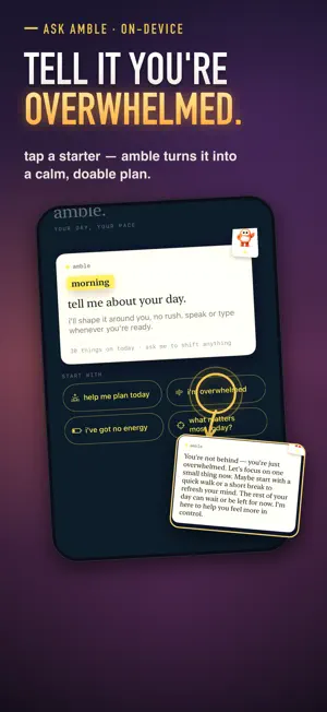 AI ADHD Planner: Amble screenshot 3