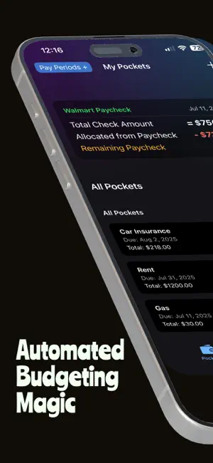 Pocket it: Budget screenshot 1