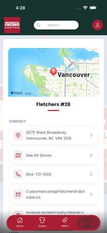 Fletchers Fabricare app screenshot 3