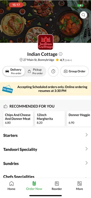 Indian Cottage Bonnybridge screenshot 2