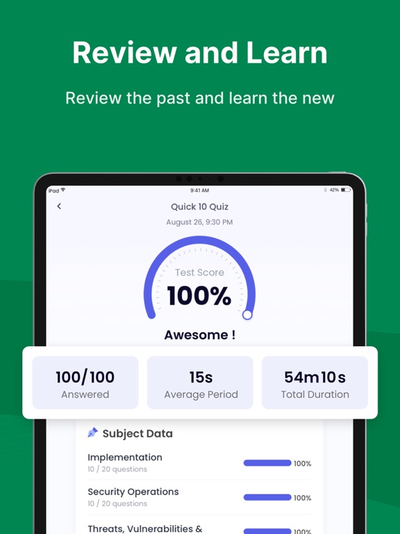 CompTIA Security+ 2026 Prep iPad screenshot 5 - Education app