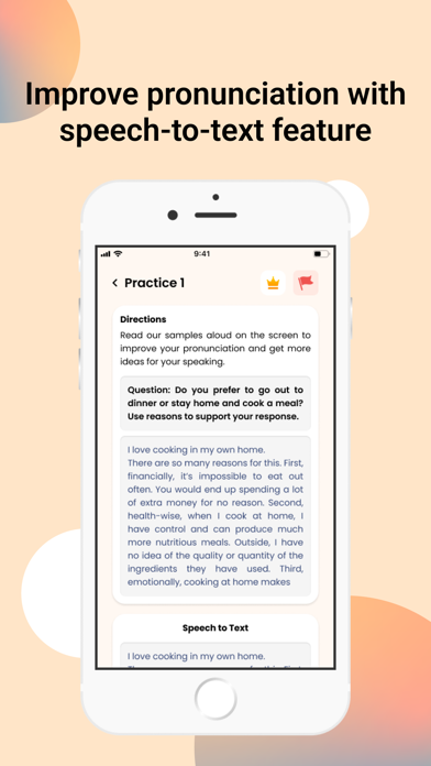 Practice for TOEFL® Test Pro iPhone screenshot 7 - Education app