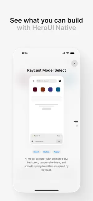 HeroUI Native screenshot 2