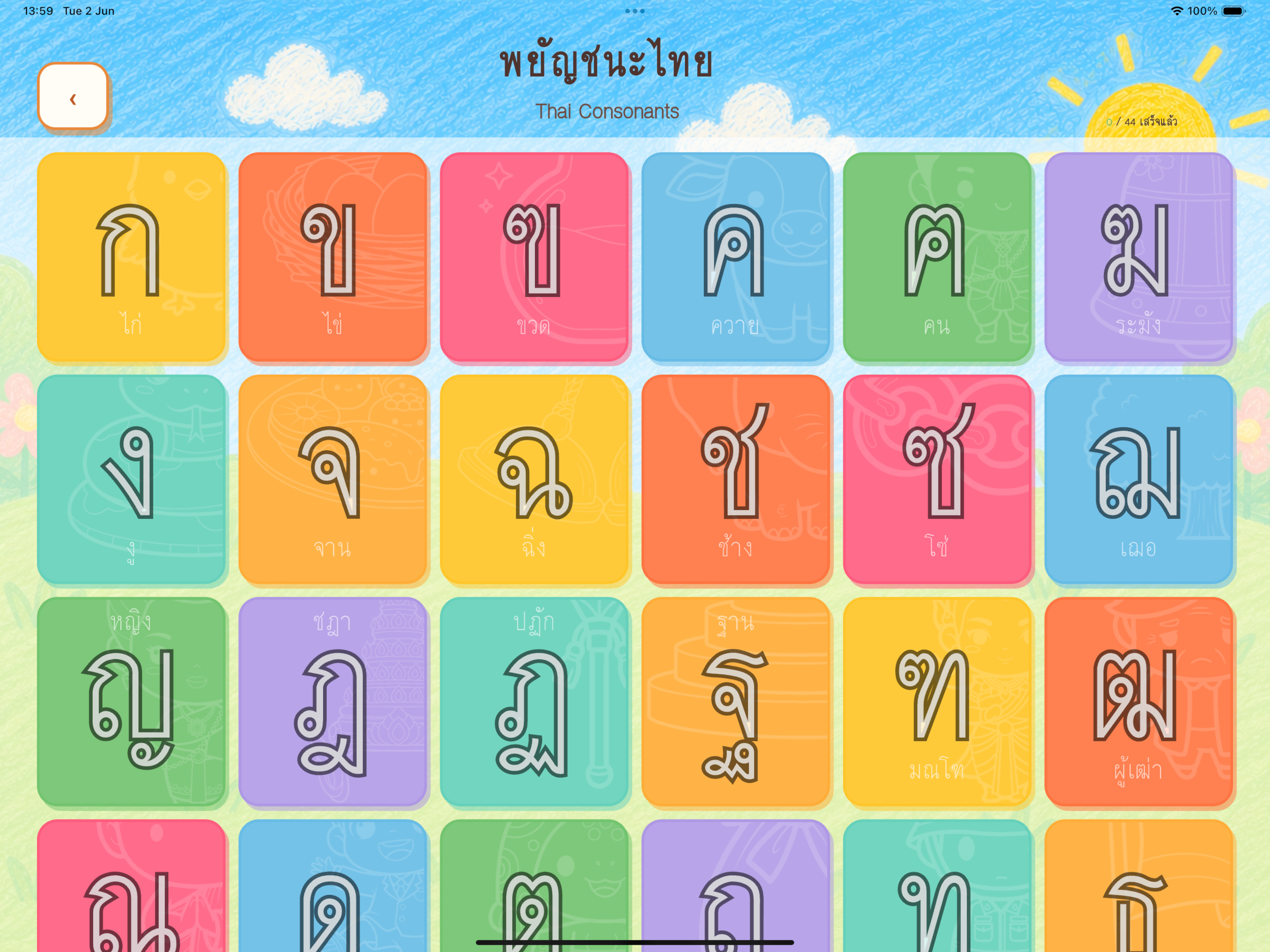 กอไก่ หัดเขียน