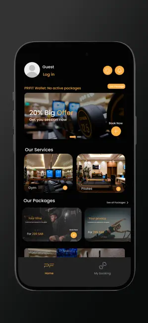 PriFit - Private Gym iPhone screenshot 2