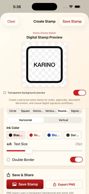 Name Stamp Maker screenshot 3