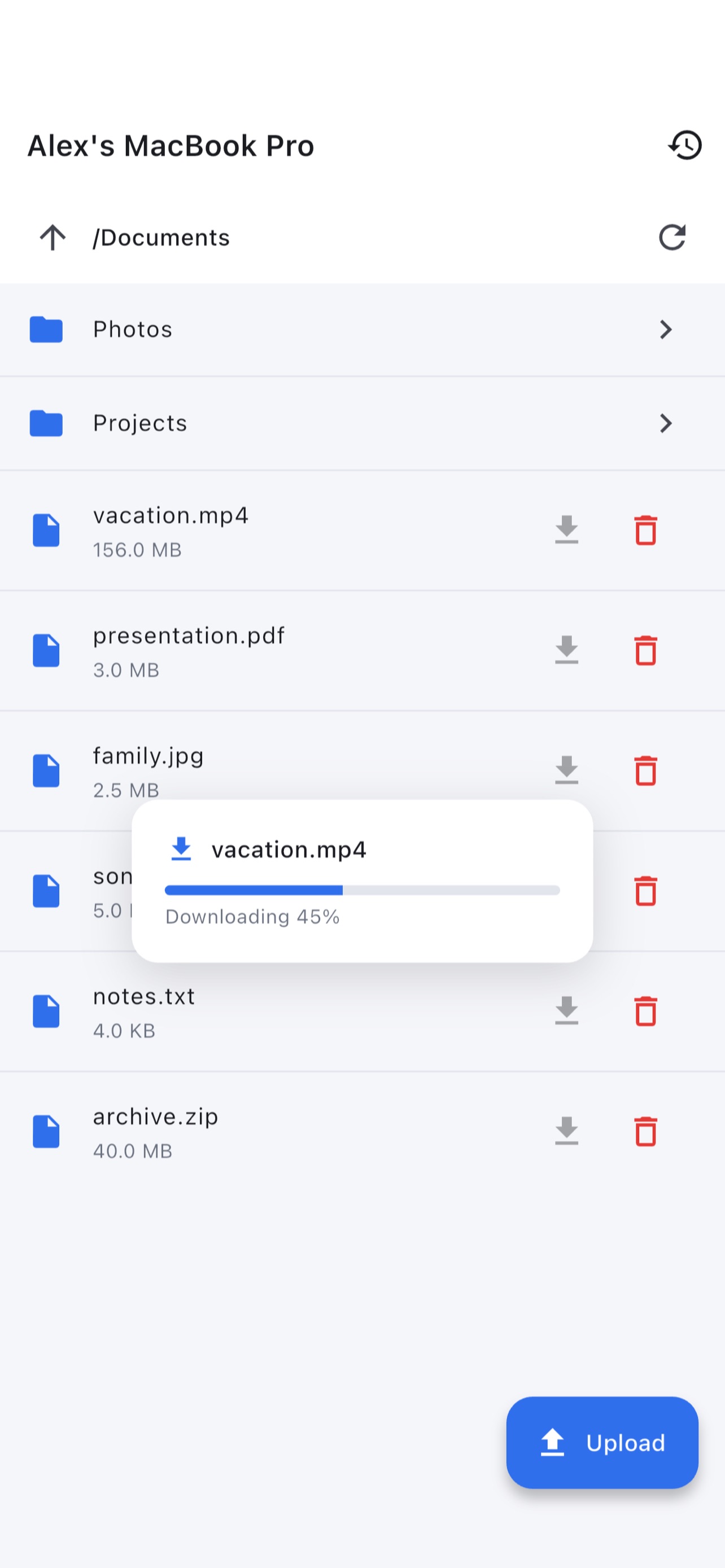Screenshot 2 of File Sharing Plus
