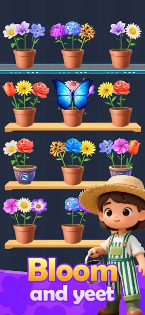 Blossom Triple Match: Sort It! screenshot 2