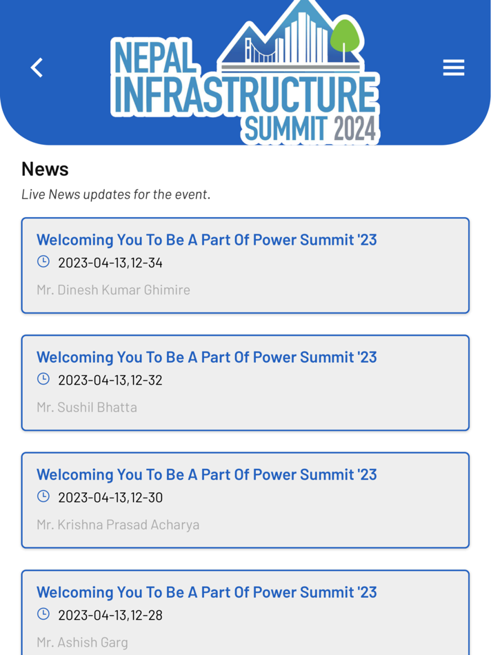 #6. Nepal Power Summit (iOS) 由: Emazing Pvt. Ltd.