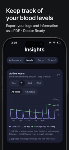 PepLedger: Peptide Tracker Screenshot 6 of 7