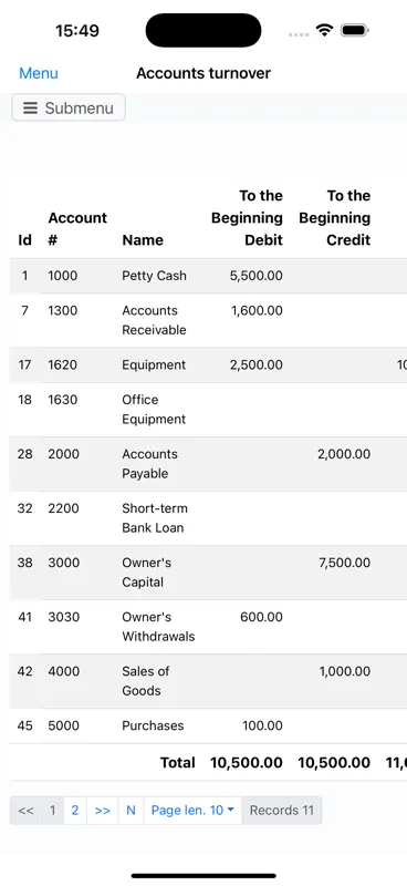Nano Balance Sheet screenshot 4 of 10