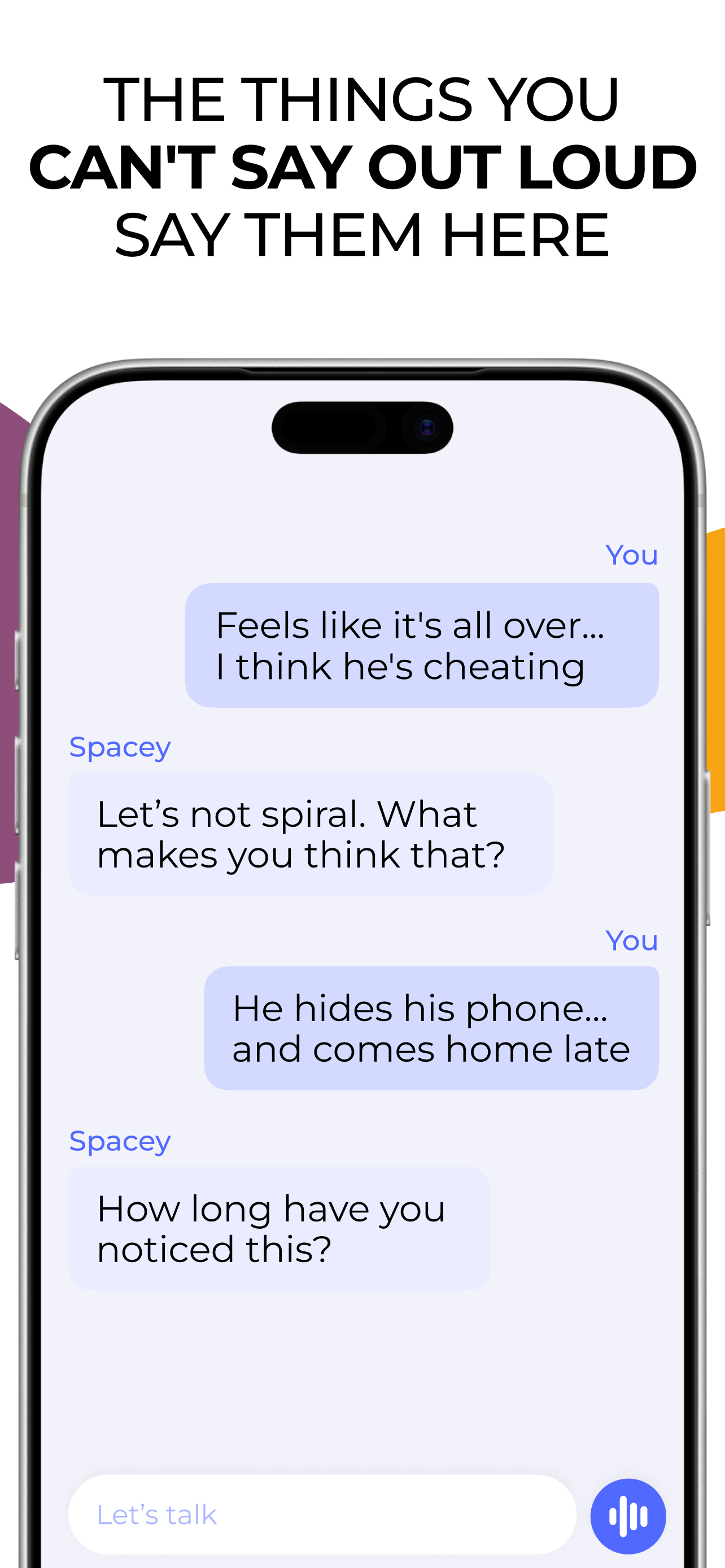 SpaceWithYou: AI Therapy Chat screenshot 3