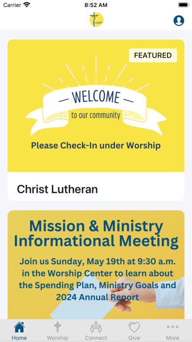 Christ Lutheran Church CLCOP Screenshot