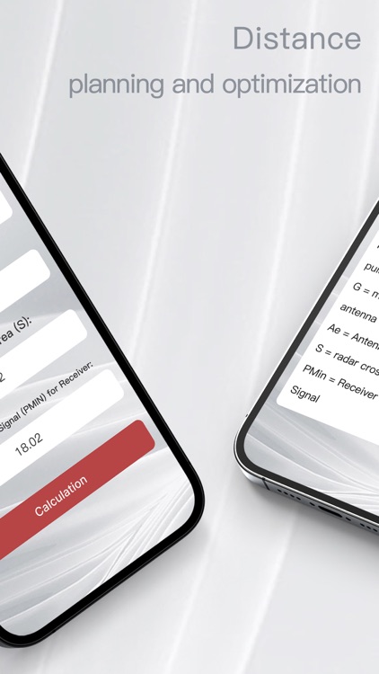 Radar operating range calc