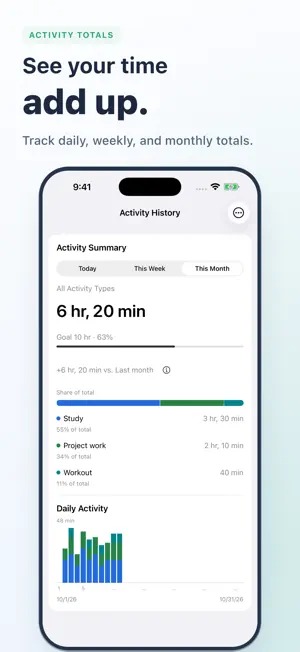 Chatty Timer: Focus & Workout screenshot 3