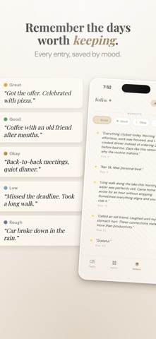 Folio: Journal & Notebook iPhone screenshot