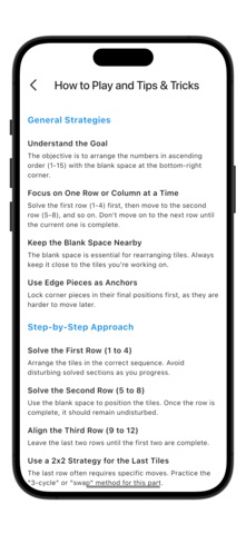 Image Sliding 15 Tile Puzzle screenshot